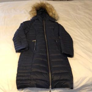 Xsmall kate spade navy puffer coat. Very good condition!